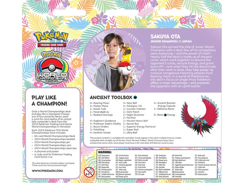 The Pokémon Company World Championship Deck 2024 -EN- Sammelkarten-Set