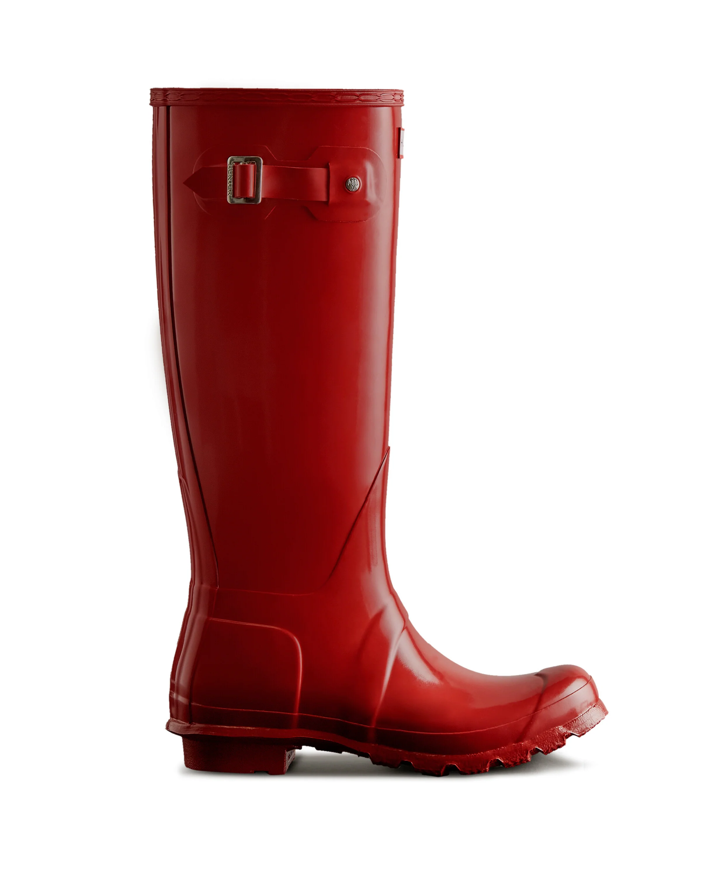Hunter  Original Tall Gloss gummistøvle - Military Red
