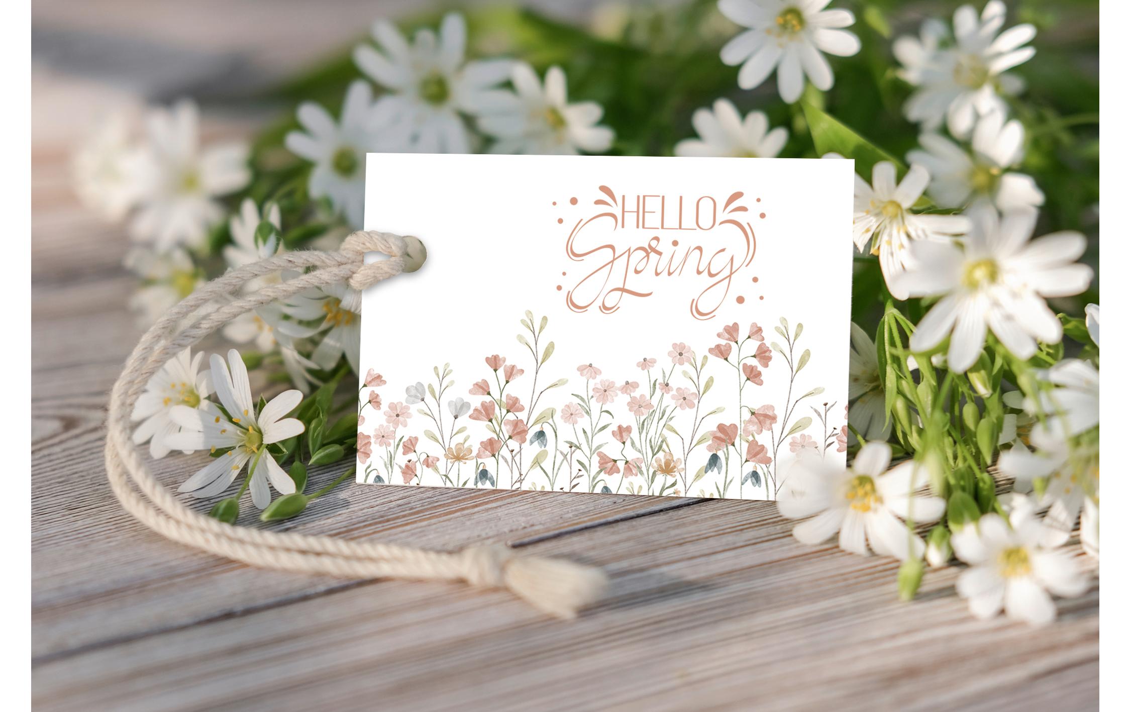 Malkarten Boho Handlettering Papier 48 KartenBedrucktes Motivpapier