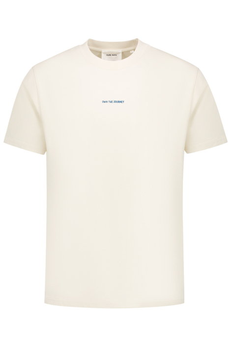 Pure Path witte heren t-shirt