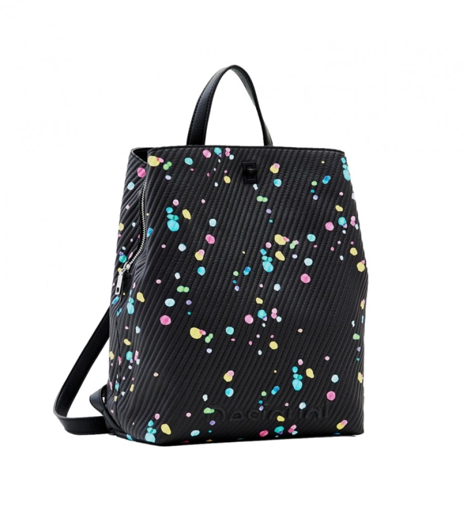 Mochila Desigual Splatter23 Sumy, preta