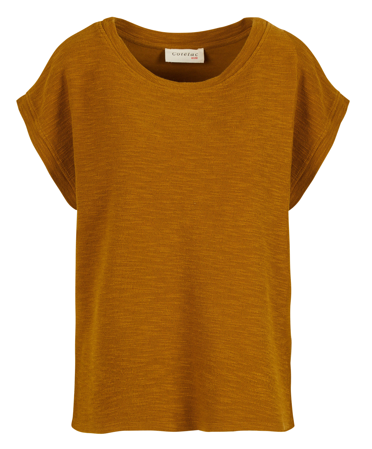 MARCIA - Tee-shirt ample en coton mélangé | Jaune