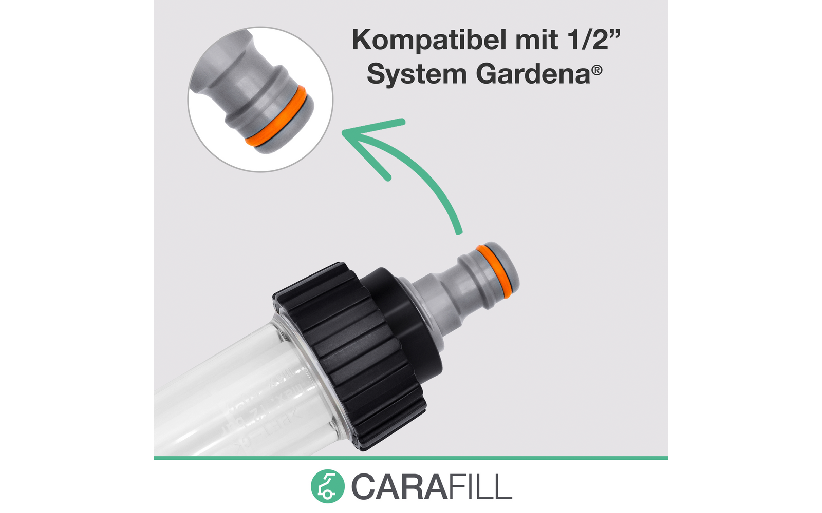 CARAFILL Befüllfilter TURN 19011 für Wohnmobil, Caravan, Wohnwagen und Boot
