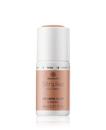 Alessandro Striplac Peel or Soak 108 Sinful Glow Shimmer 8ml