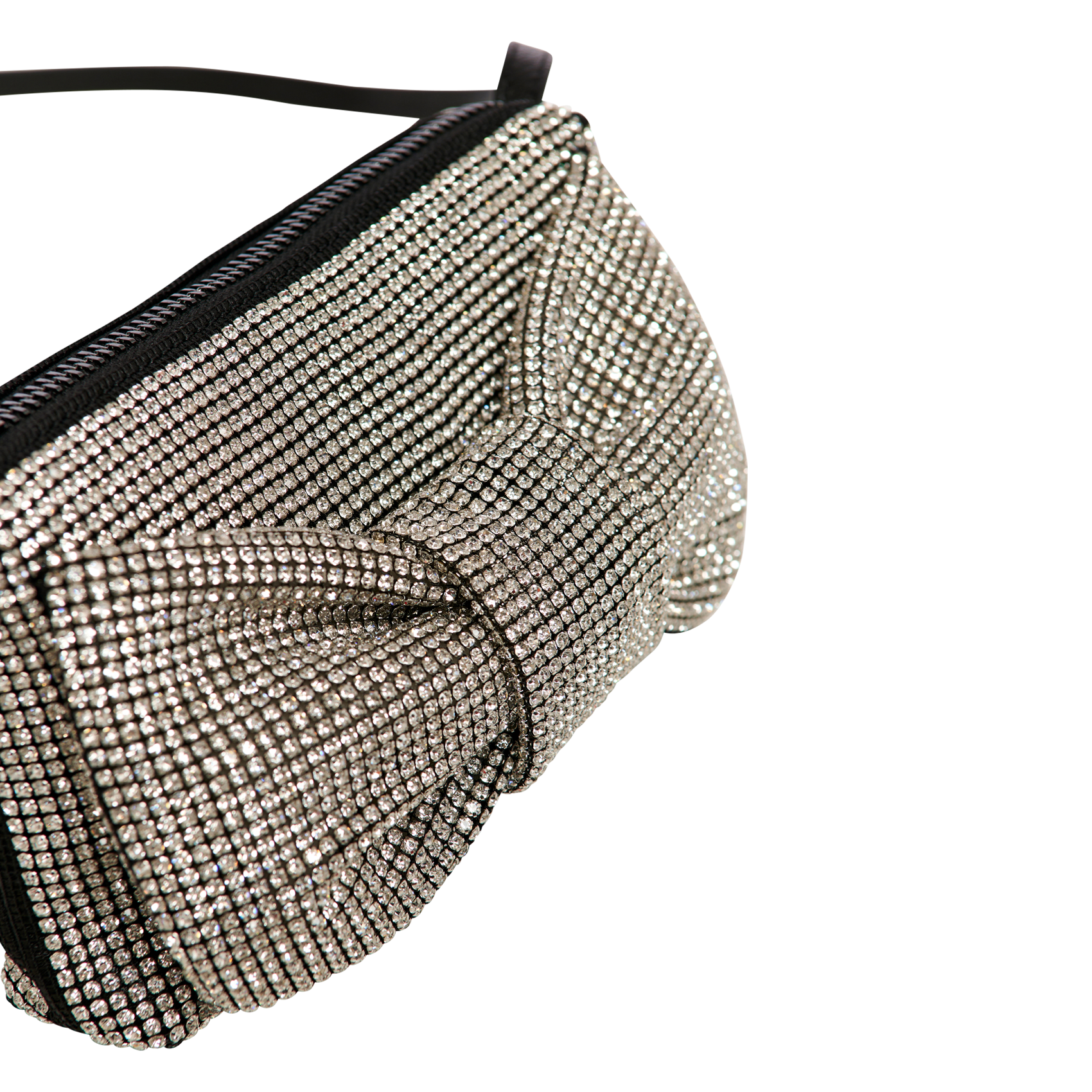 GILLO - Sac bandoulière à strass | Noir