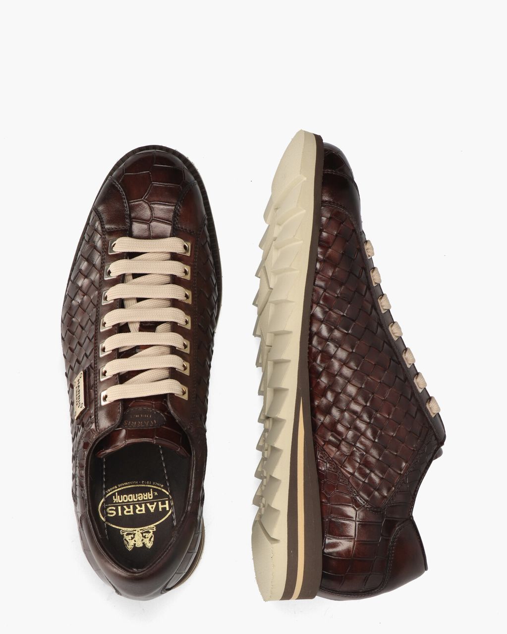 Harris 2817 Donkerbruin Herensneakers