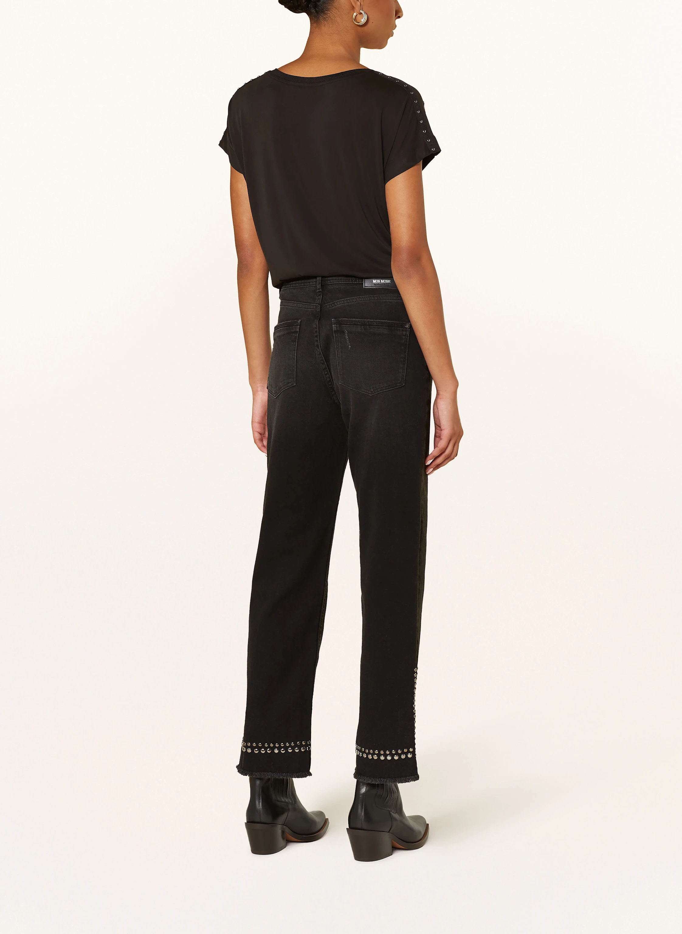 MOS MOSH Straight Jeans MMVERTI mit Nieten