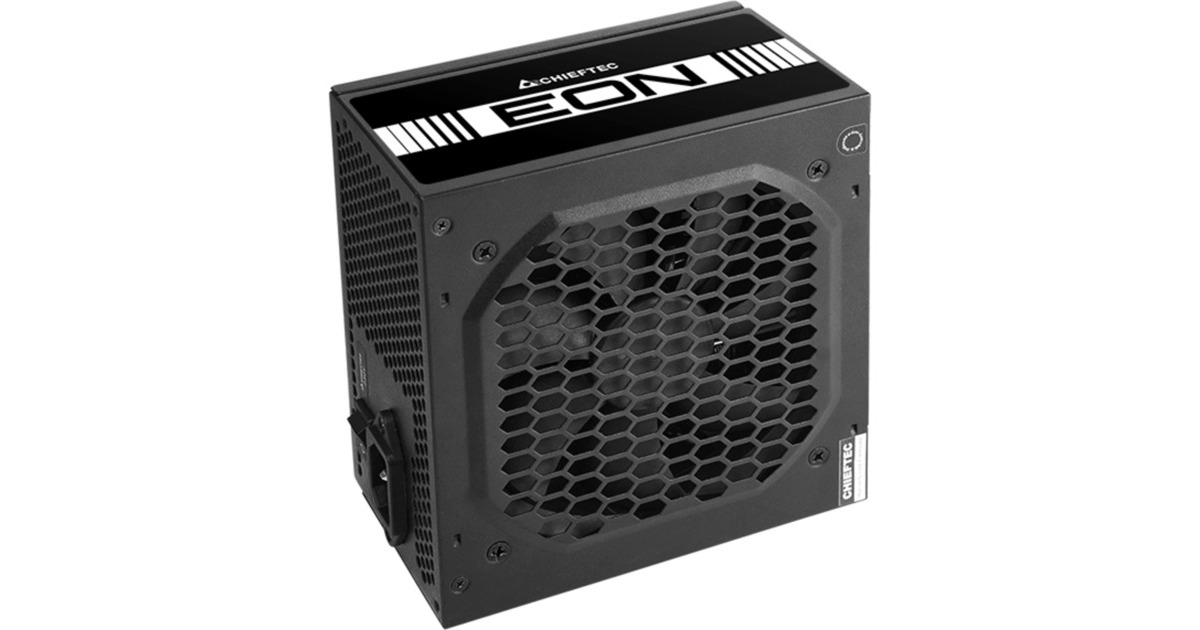 ChieftecEON ZPU-600S, 600 watt voeding   (Zwart, 4x PCIe)