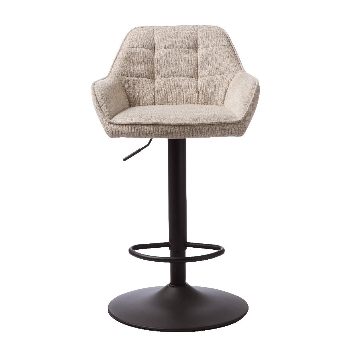 Nordic Home - Lanny barstoel geblokt - zand