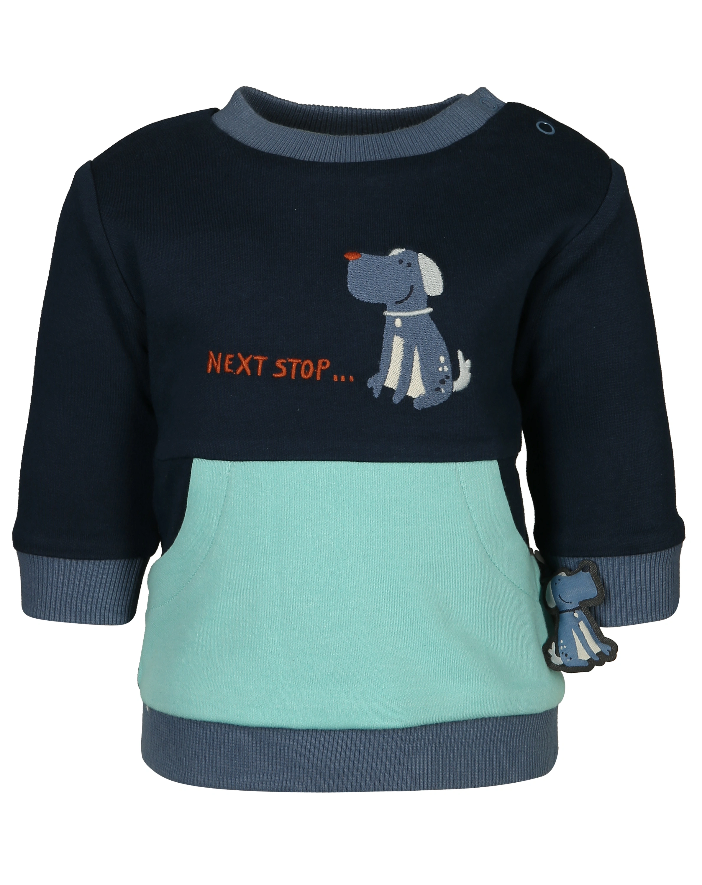 Wendeshirt NEXT STOP in blau