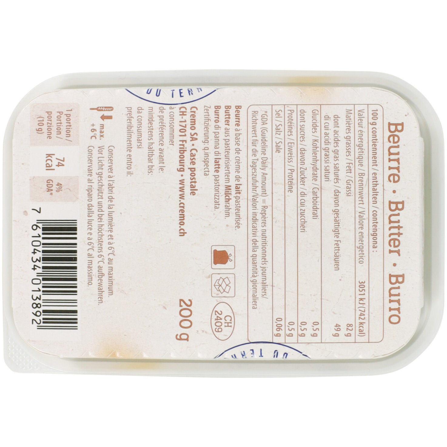 Cremo Butter streichbar