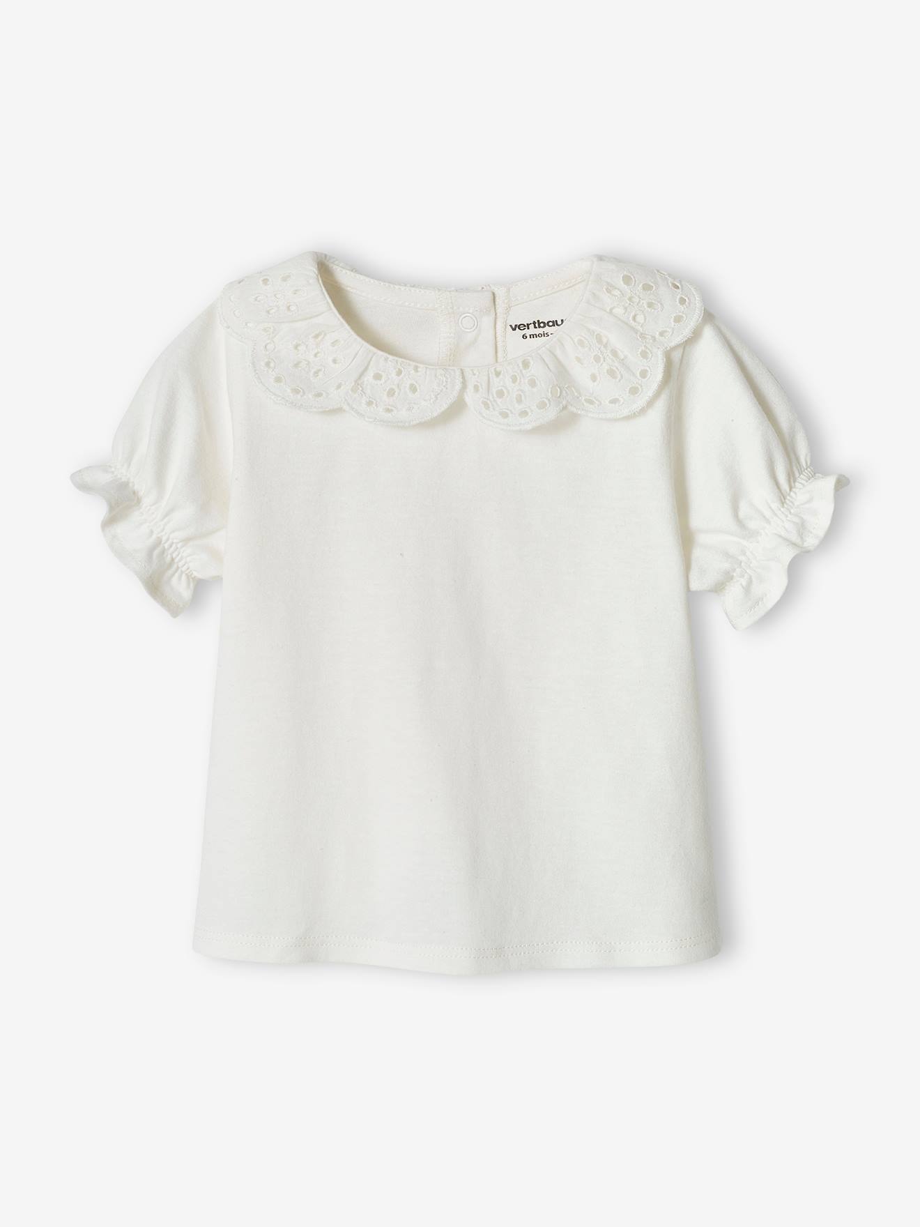 Conjunto de 2 camisetas de manga curta para bebê, rosa maquiagem