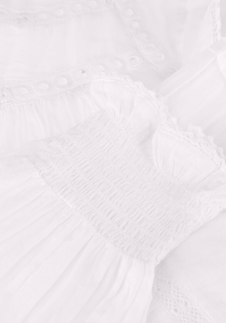 NEO NOIR witte neo noir blouse simkie s voile blouse