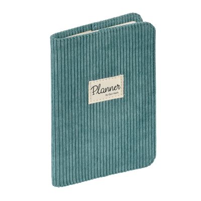 Agenda Colette avec répertoire - 1 semaine sur 2 pages - 10 x 15 cm - vert - Quo Vadis