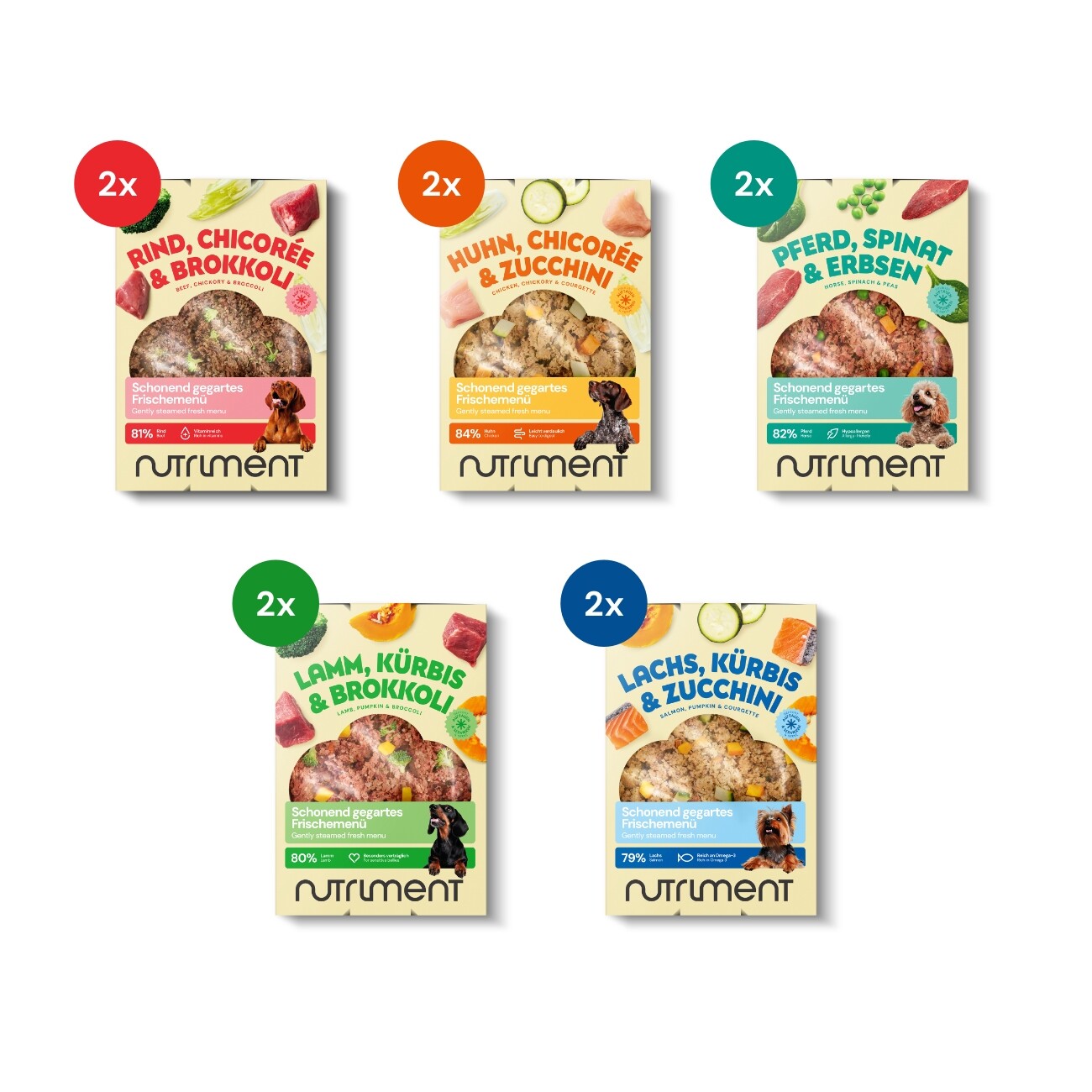 Nutriment Frischemenü Probierpaket