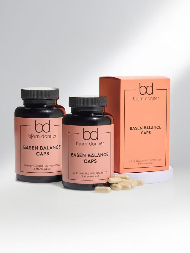 Björn Donner Basen Balance Caps, 6-Monatsvorrat
