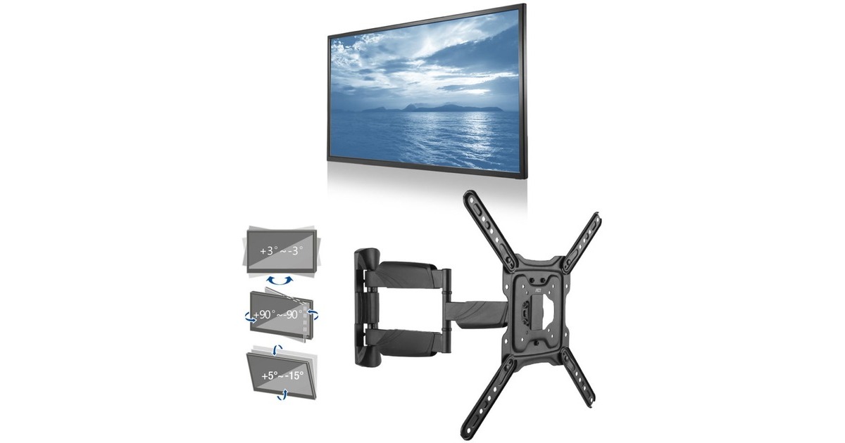 ACT ConnectivityFull motion TV en monitor wandsteun, 23
