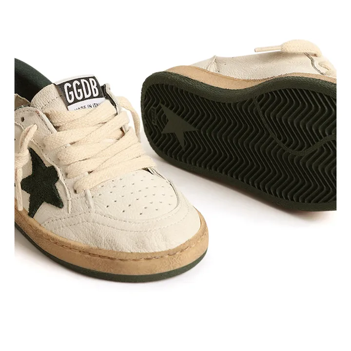Golden Goose Baskets Lacets Ballstar Suède | Vert foncé