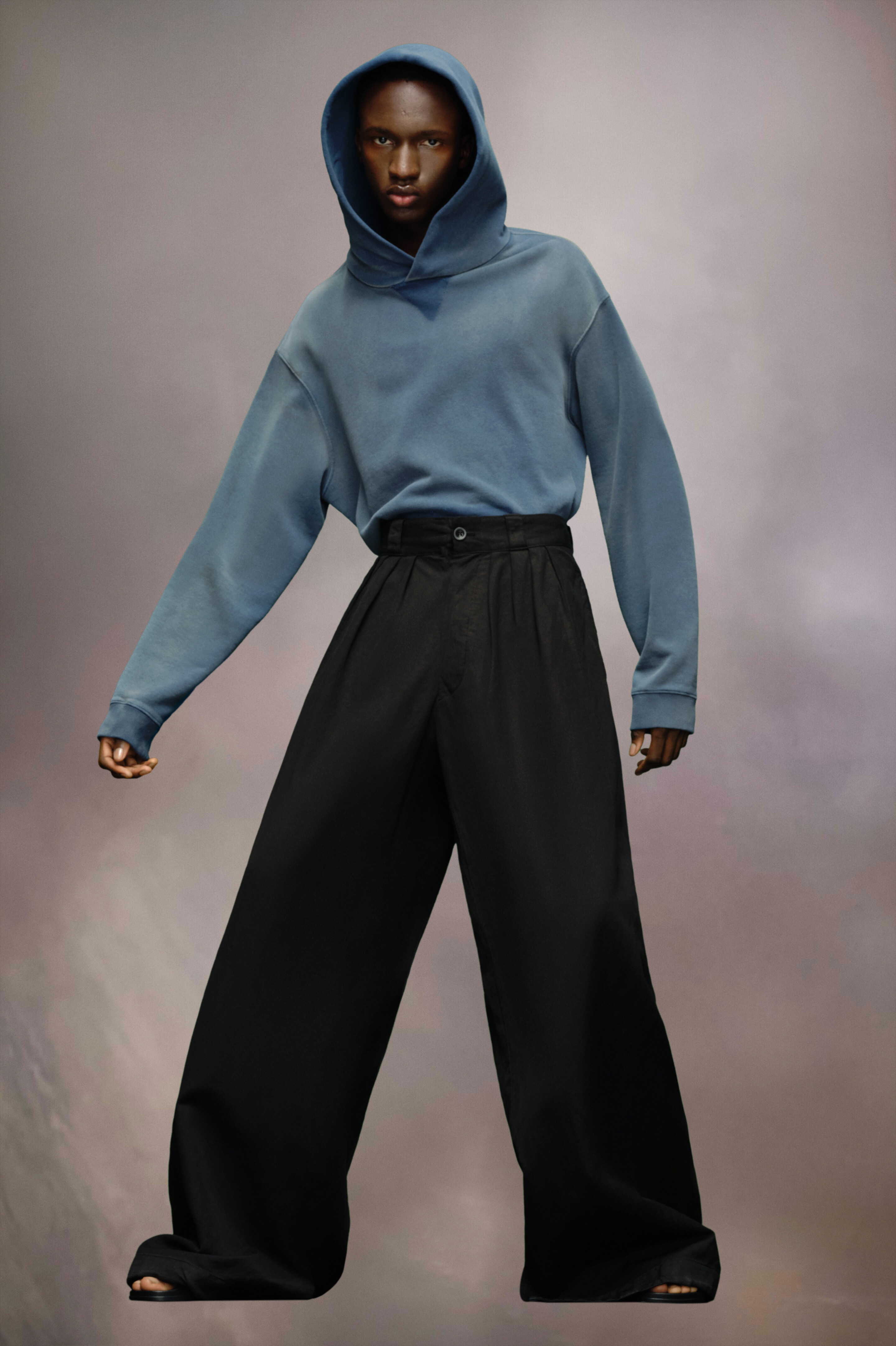 Pantalon En Toile De Coton Et Lin