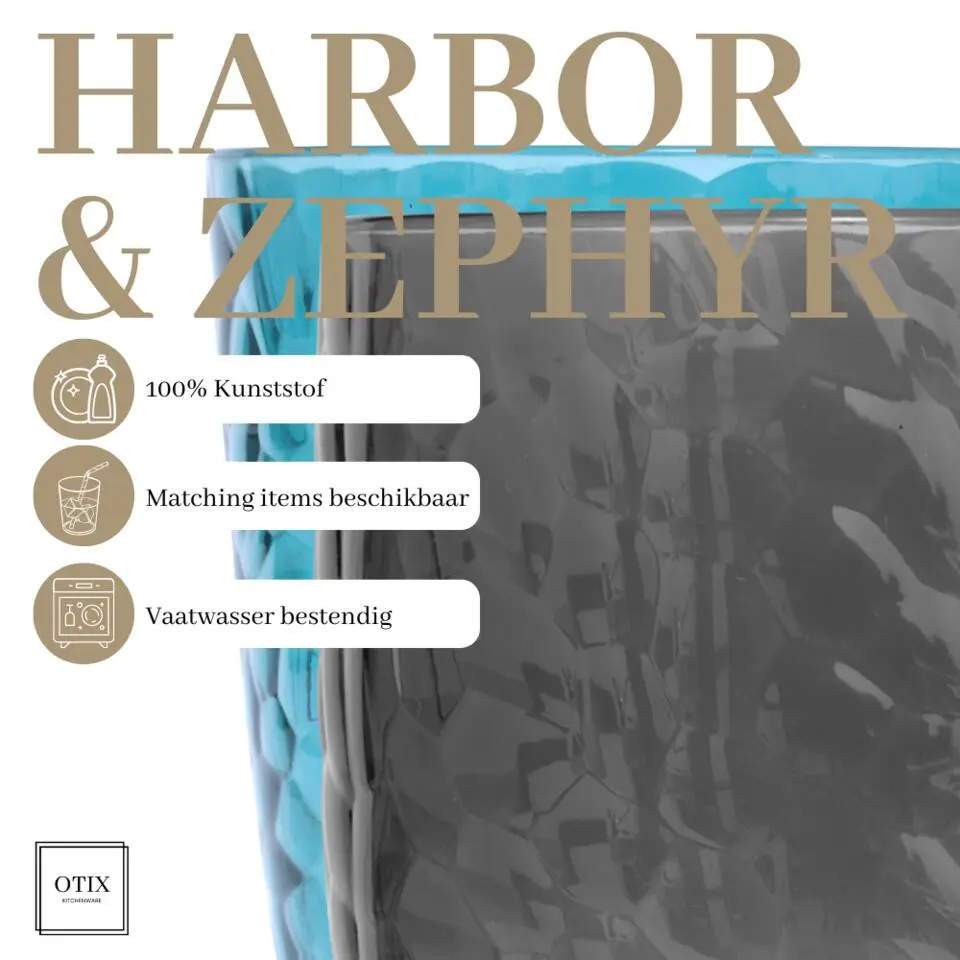 OTIX Wijnglazen Harbor - Blauw
