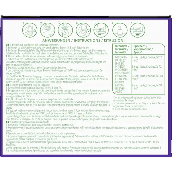 Fühl dich wohl Aroma-Öl Diffuser Entspannender Lavendel Starter-Set
