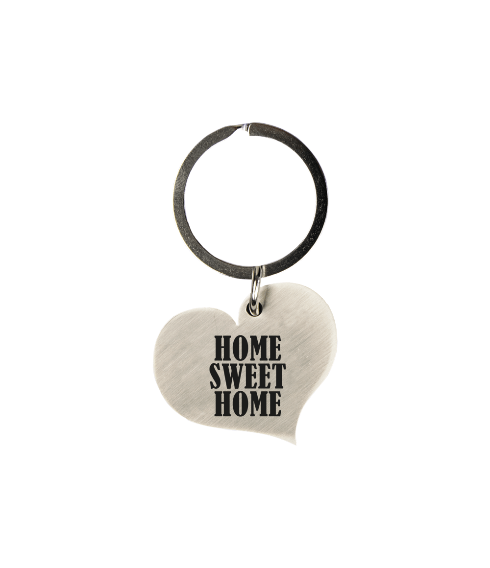 Sleutelhanger Home Sweet Home 10cm