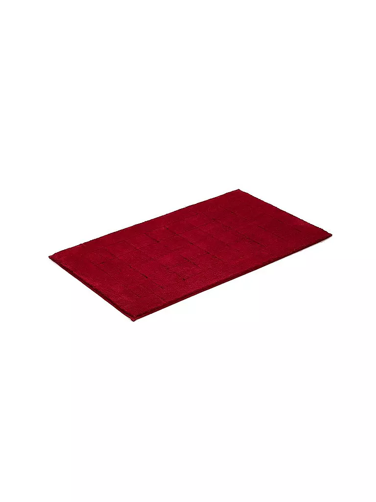 VOSSEN Badeteppich EXCLUSIVE 60x100cm Rubin rot