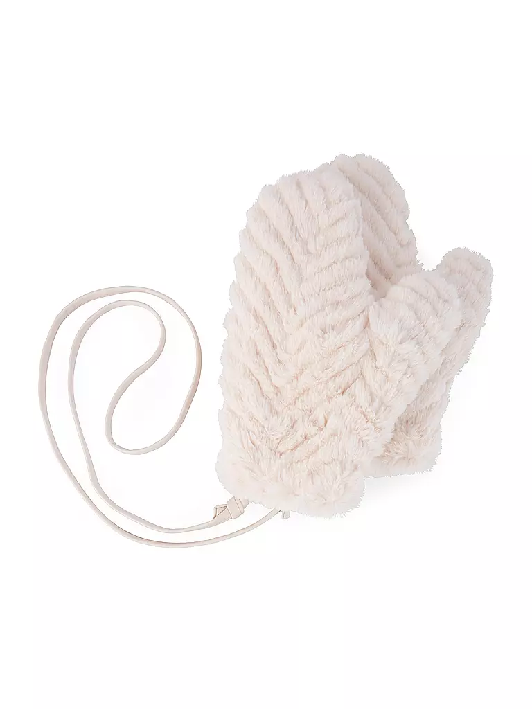 MARC CAIN Handschuhe in Felloptik grau