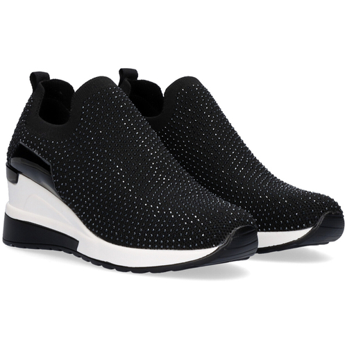 Exé Shoes - SNEAKER PLATAFORMA 34-31EX15 GLITTER BLACK NEGRO