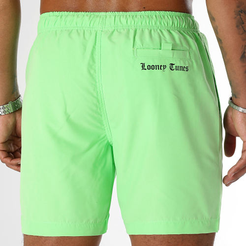 Short De Bain Bugs Bunny Graff Vert Fluo