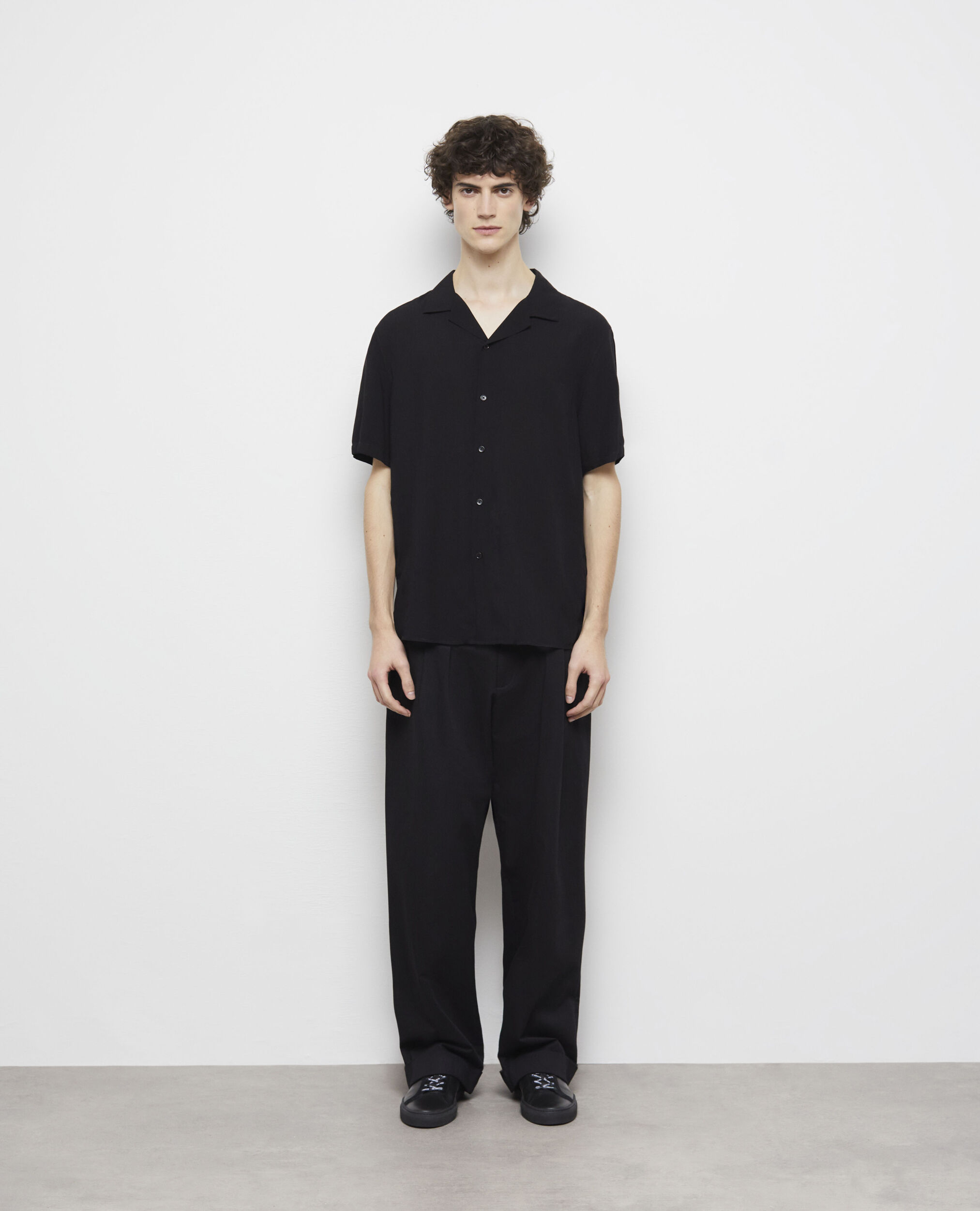 Chemise casual noire