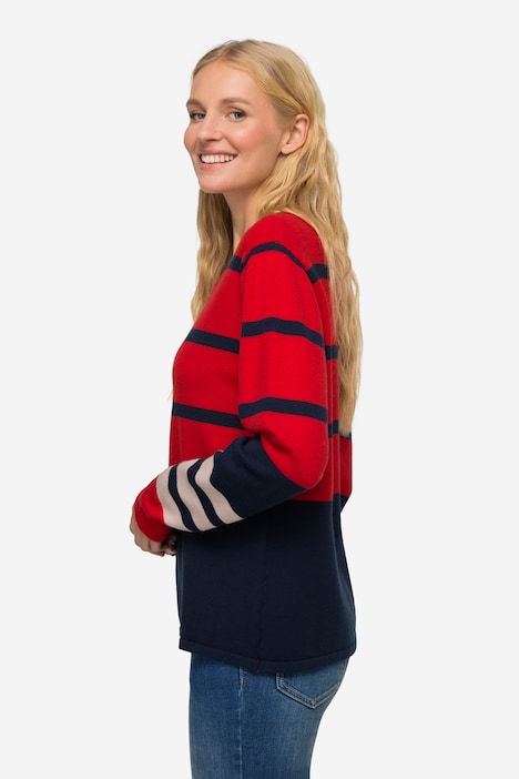 Pullover, Ringelmix