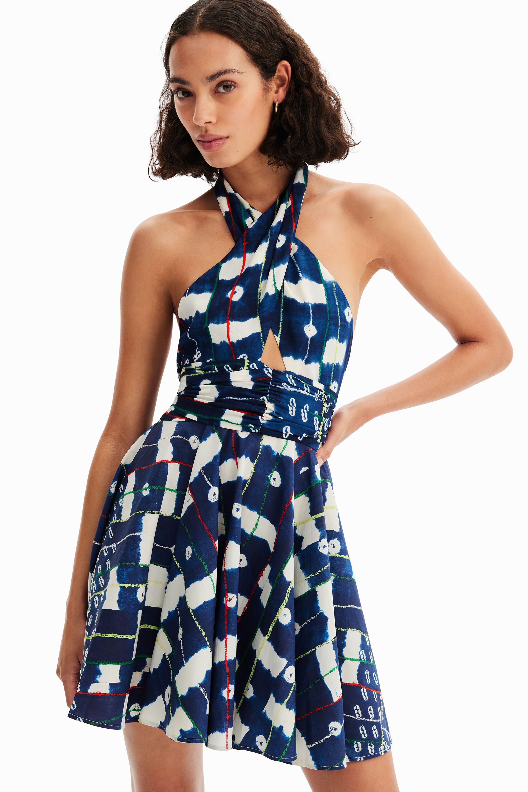 Robe dos nu courte Stella Jean