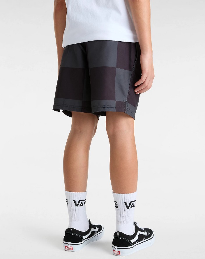 Vans Primary Checkerboard Youth Black / Asphalt