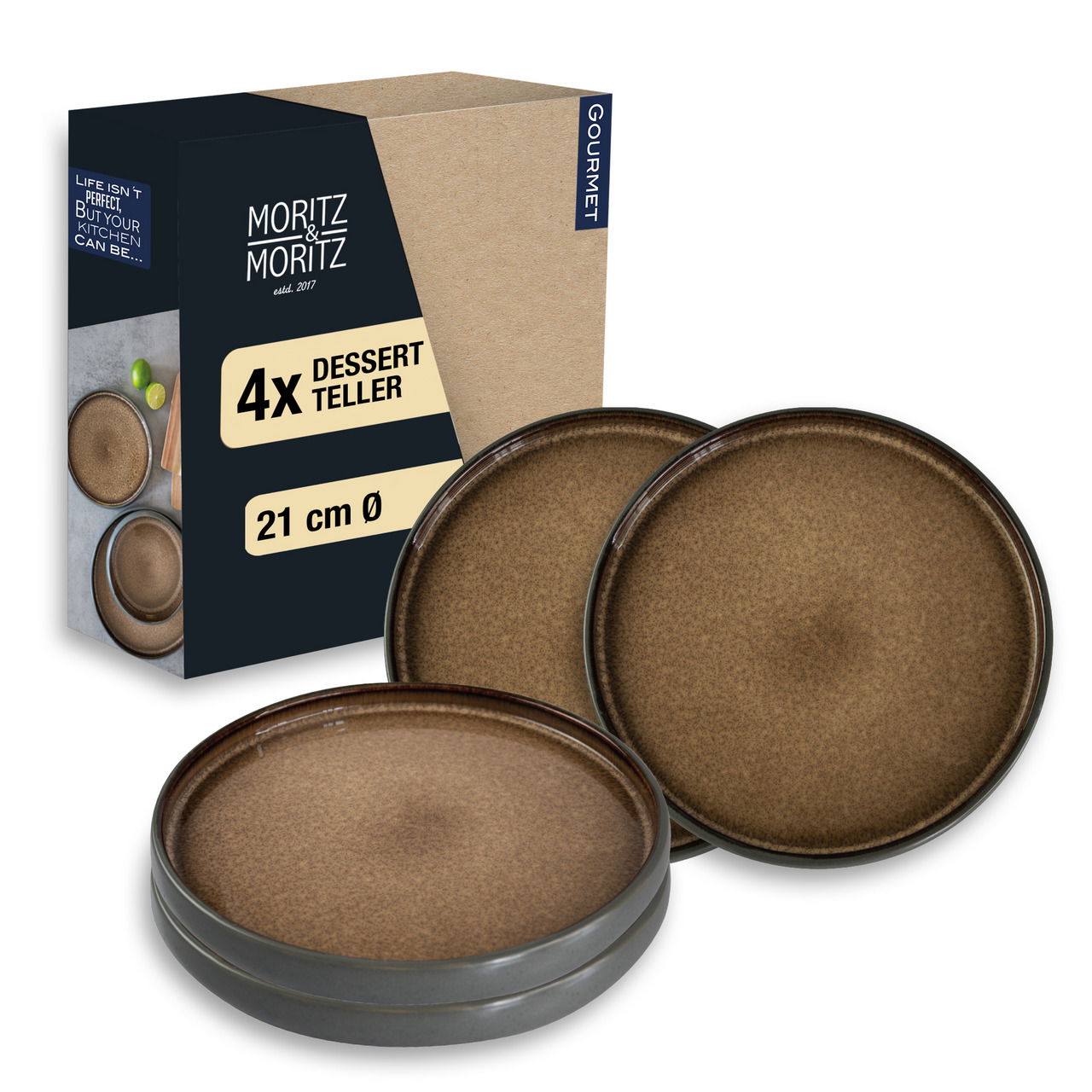 Moritz & Moritz Dessert Teller 4-tlg.REACTIV