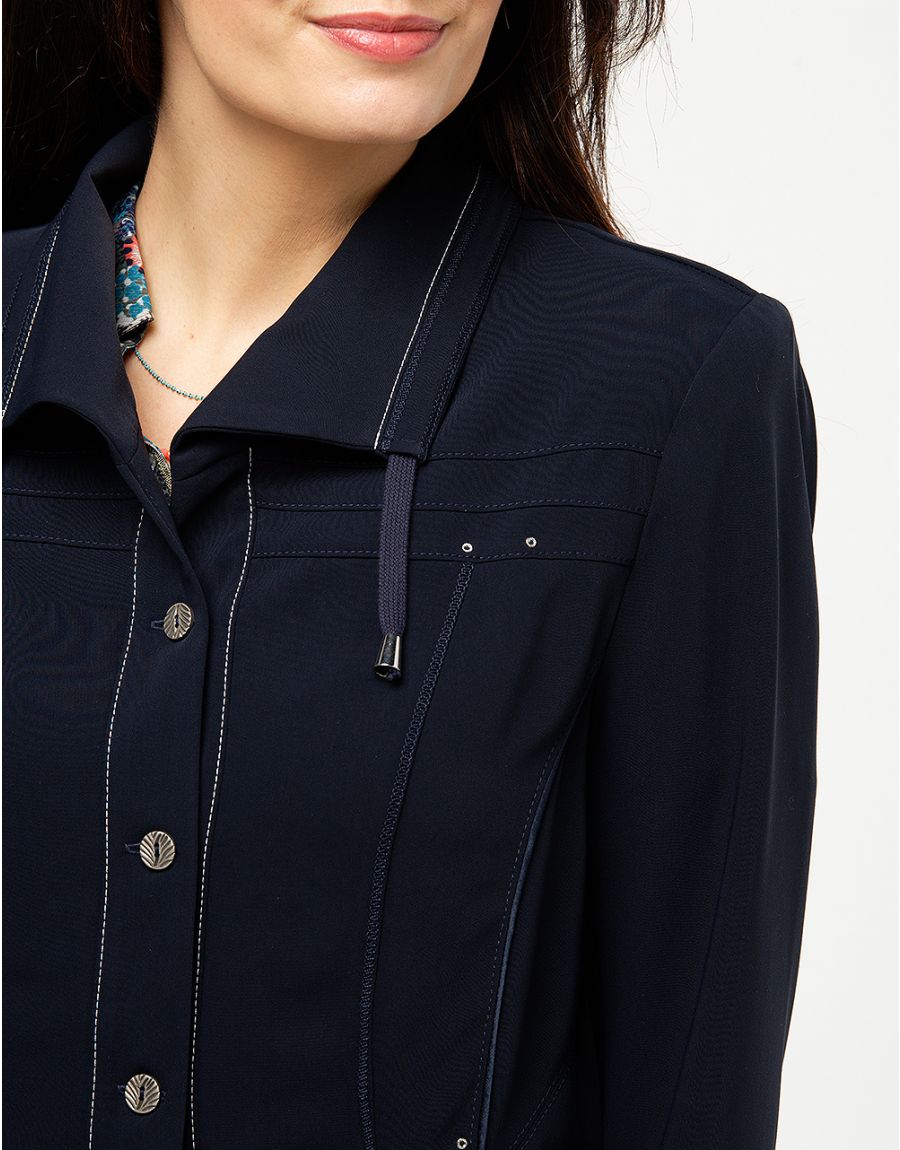 Veste cintrée marine