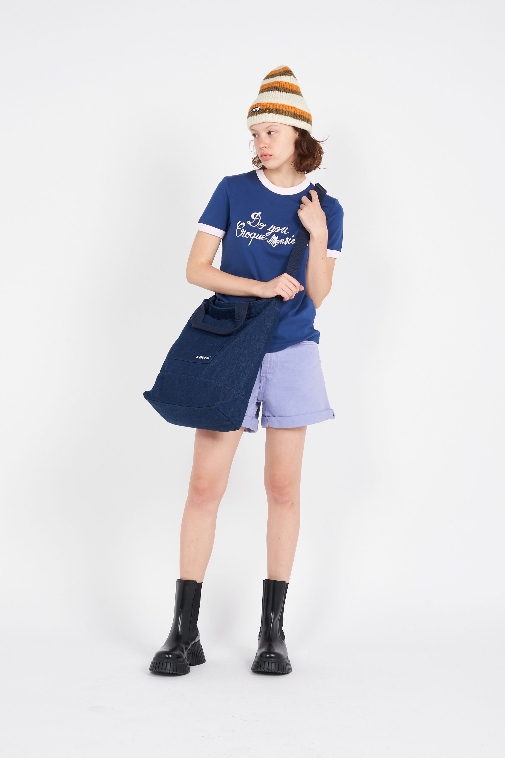 MAISON LABICHE T-shirt MONTHERLANT DO U CROQUE/GOTS Bleu