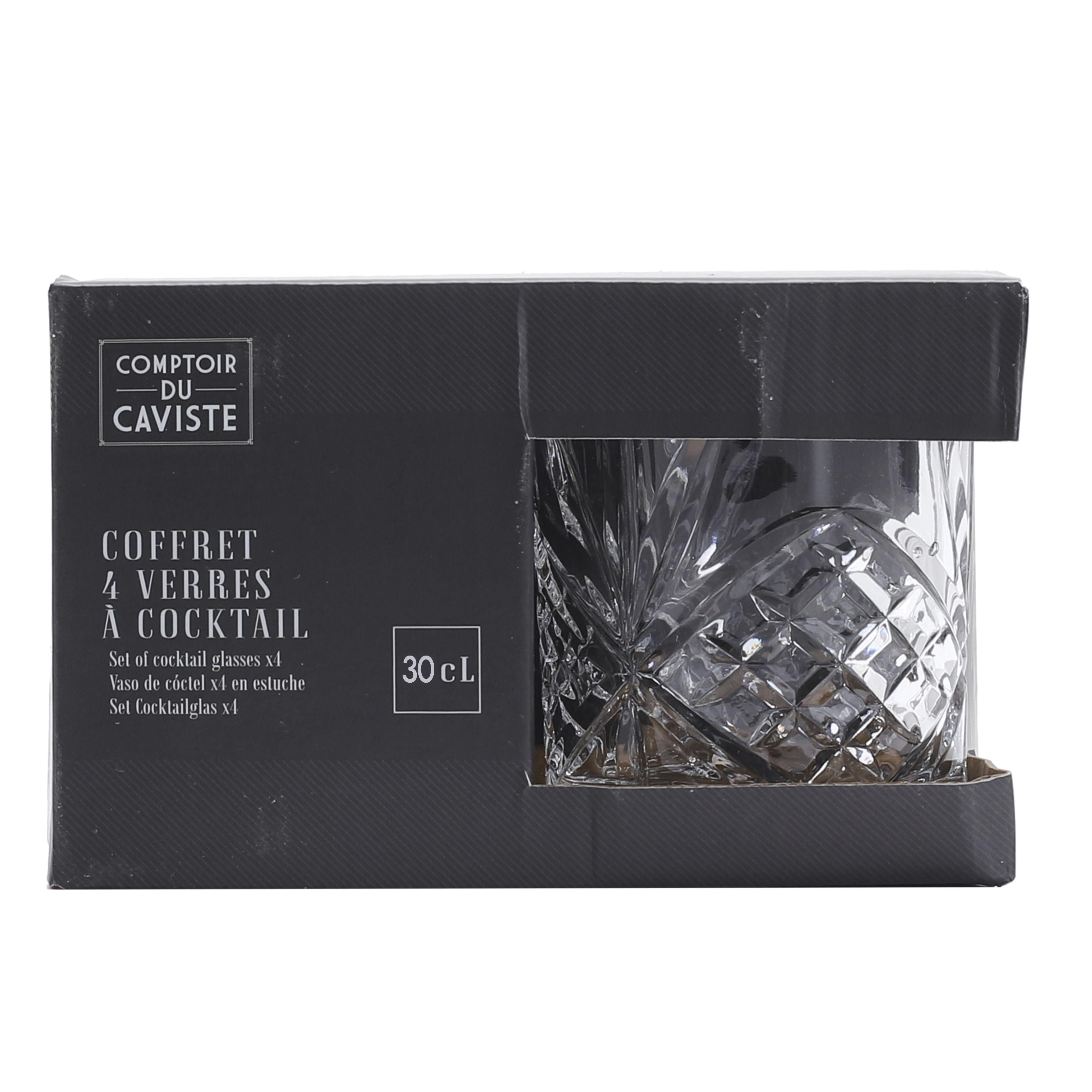 VERRE COCKTAIL 4 PIECES 30CL