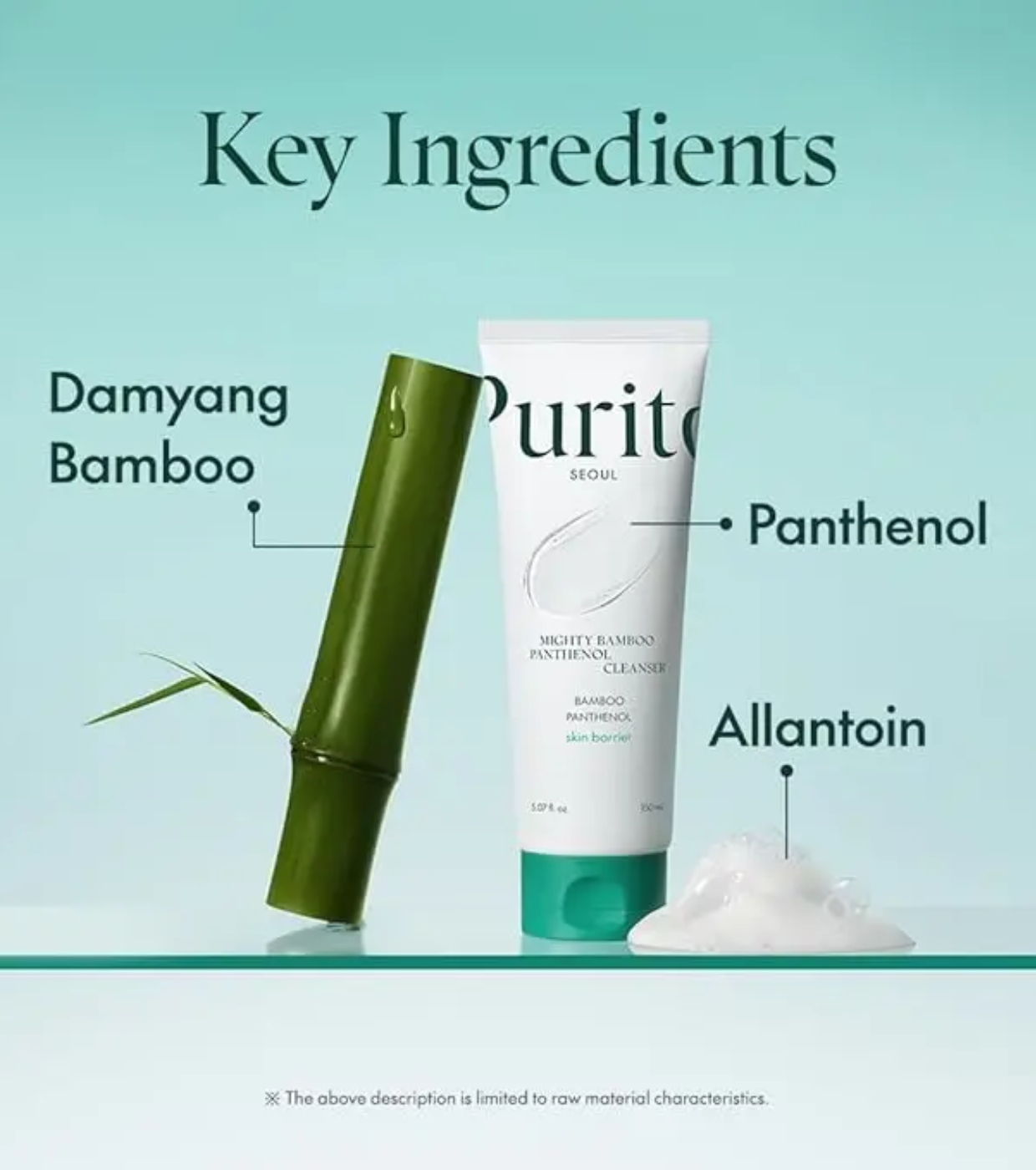 Purito - *Mighty Bamboo* - Limpador Facial Panthenol