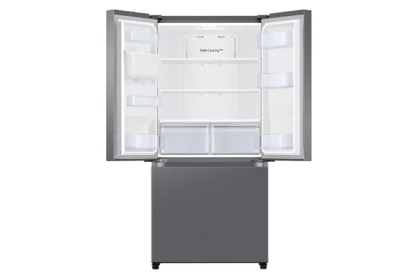 Samsung RF50C530ES9 - Køleskab/fryser - frans dør-bundfryser med vanddispenser - Wi-Fi - bredde: 81.7 cm - dybde: 71.5 cm - højde: 177.6 cm - 495 liter - Klasse E - raffineret inox