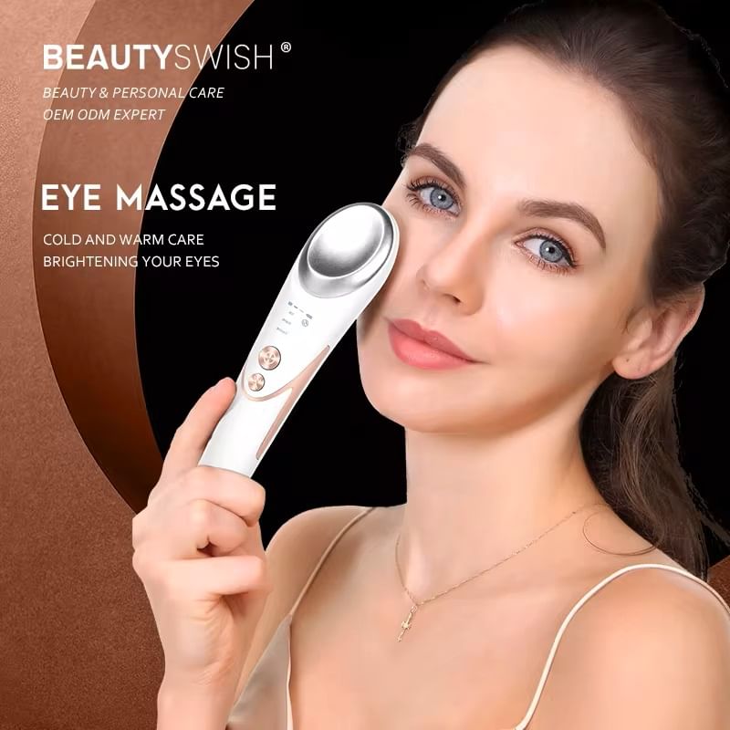 Thalia - USB oplaadbare verkoelende en verwarmende oogmassager