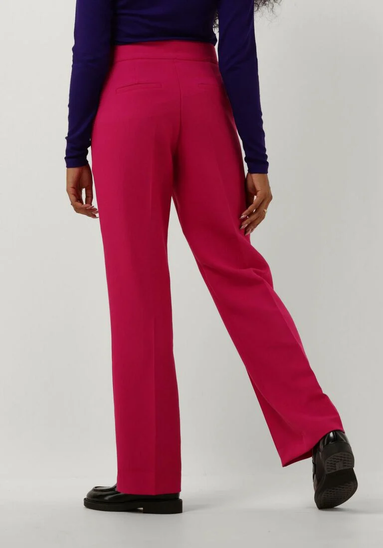 JANSEN AMSTERDAM roze jansen amsterdam pantalon wq417 woven wide long pants
