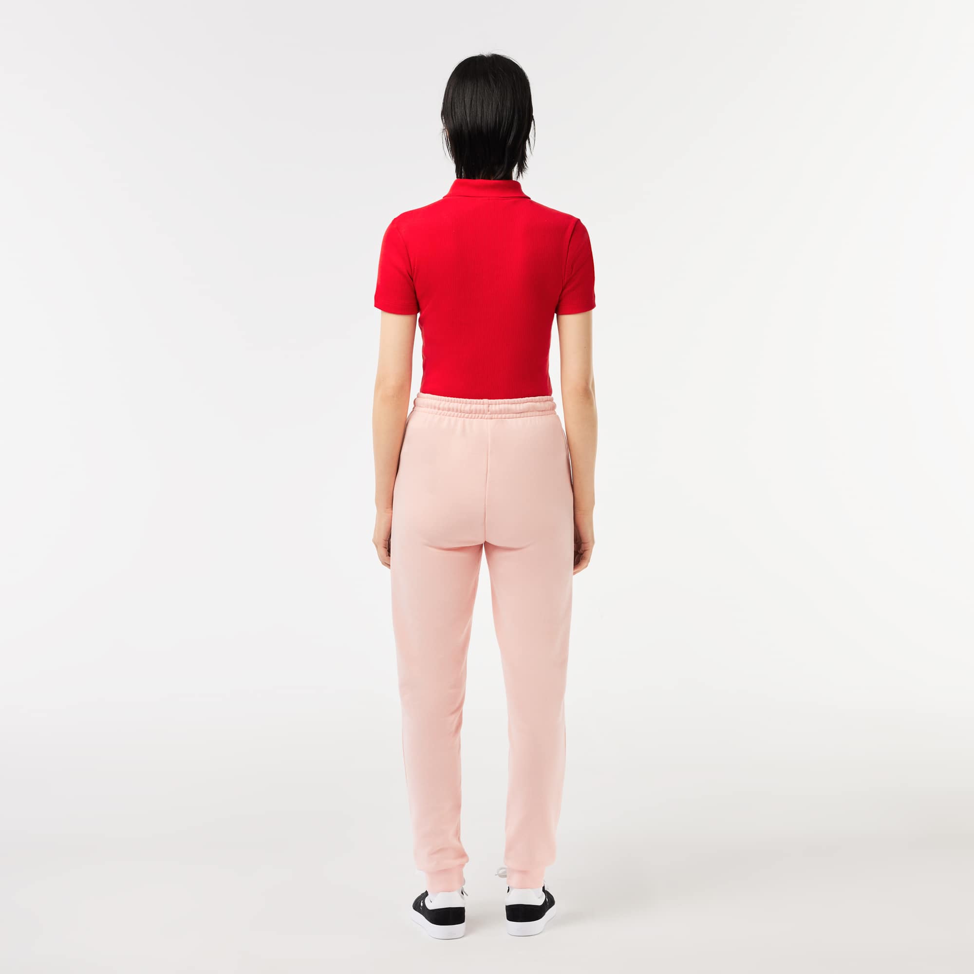 Pantalon de survêtement Jogger femme Lacoste en molleton Pantalons de survêtement - Rose - Lacoste - Femme