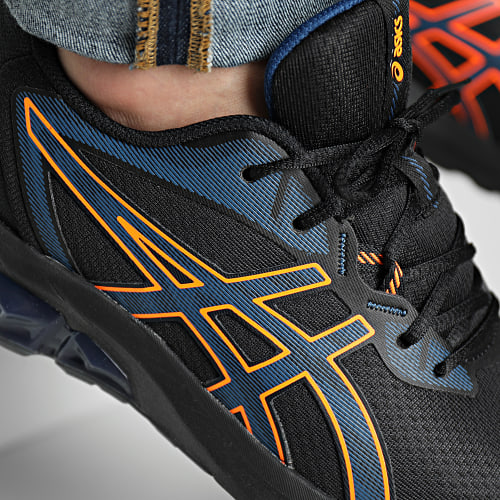 Baskets Gel Quantum 90 IV 1201A764 Black Shocking Orange