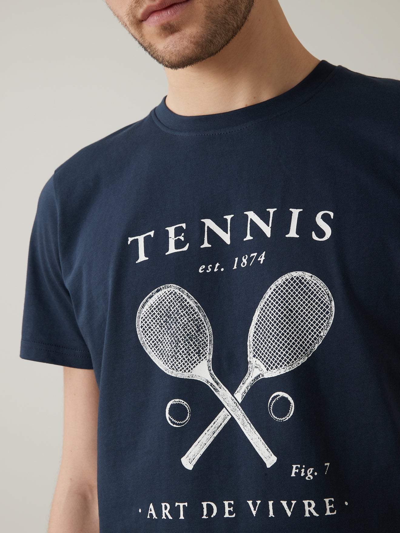T-shirt homme imprimé devant