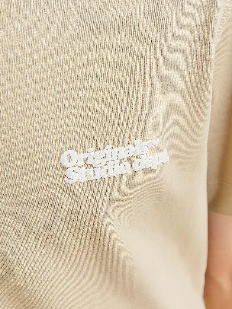 JACK & JONES Jungen T-Shirt  JORVERMONT beige