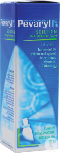 Pevaryl 1% Nitrate D'Éconazole Solution Pour Application Locale Flacon Pulvérisateur 30g