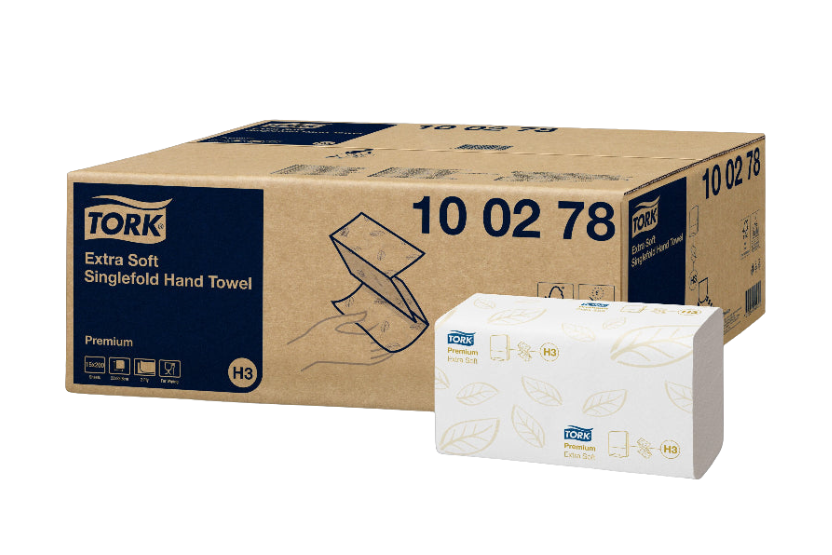 Tork® H3 Extra Soft Singlefold Handdoeken 15x200 vellen Met embossing