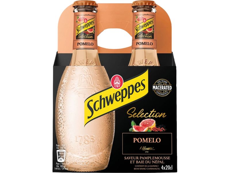Schweppes Soft-Drinks Selection Pomelo 4 x 0.2 l Prickelndes Erfrischungsgetränk