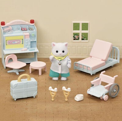 Sylvanian Families Dukkehustilbehør med Doktorfigur